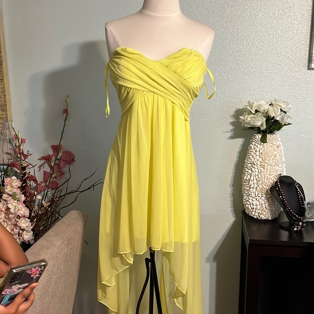 Women dress - Neon yellow